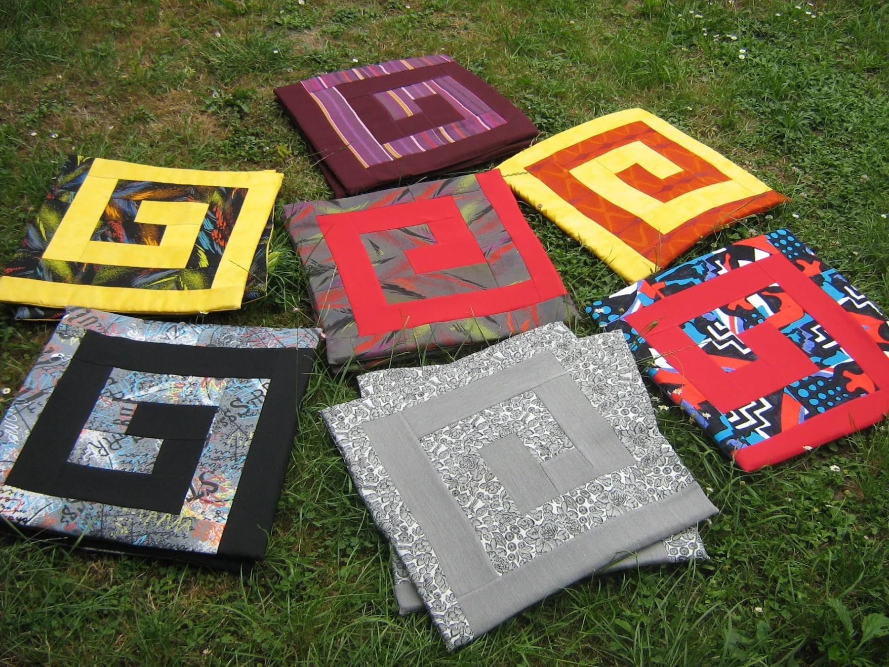 Patchwork párna- és huzatkészlet